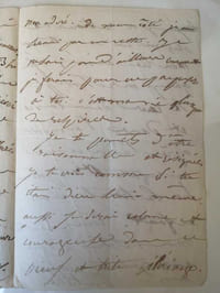 LETTRE AUTOGRAPHE SIGNÉE À VICTOR HUGO