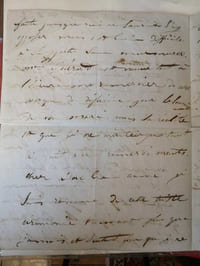 LETTRE AUTOGRAPHE SIGNÉE À VICTOR HUGO