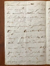 LETTRE AUTOGRAPHE SIGNÉE À VICTOR HUGO