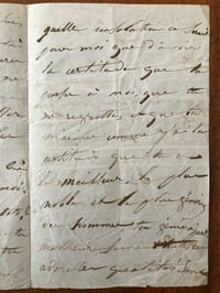LETTRE AUTOGRAPHE SIGNÉE À VICTOR HUGO