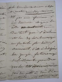 LETTRE AUTOGRAPHE SIGNÉE À VICTOR HUGO