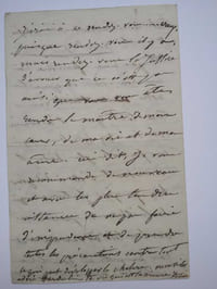 LETTRE AUTOGRAPHE SIGNÉE À VICTOR HUGO