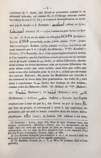 ÉCLAIRCISSEMENTS TIRÉS DES LANGUES SÉMITIQUES SUR QUELQUES POINTS DE LA PRONONCIATION GRECQUE