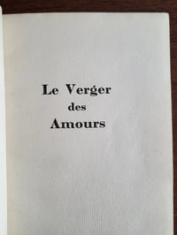 LE VERGER DES AMOURS