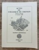 Actes du Colloque de Thonon Château de Ripailles 14 octobre 1989. COLLECTIF