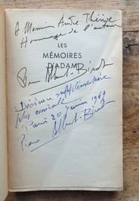 Mémoires d'Adam