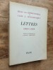 Lettres 1919 - 1929. HOFMANNSTHAL Hugo von / BURCKHARDT Carl J.