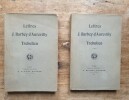 Lettres de Barbey d'Aurevilly à Trébutien. BARBEY D'AUREVILLY Jules