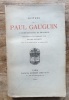 Lettres de Paul Gauguin à Georges-Daniel de Monfreid précédées d'un hommage par Victore Segalen. GAUGUIN Paul