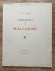 Fragments sur Mallarmé. VALERY Paul