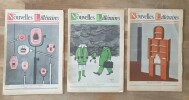 "Trois couvertures en couleurs réalisées pour le magzine ""Les Nouvelles Littéraires""". SAVIGNAC