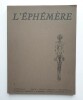 L'Ephemère n°7. REVUE