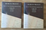 Marcel Proust Cahiers 1 à 75 de la Bibliothèque Nationale: Cahier 26 Volume I (1) Fac-similé. Volume II (2): Transcription. PROUST Marcel