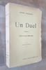 Un Duel, roman. TCHEKHOF Anton