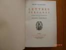 Lettres Persanes. Publiées avec une Introduction par Jacques Bainville.. MONTESQUIEU, Charles Louis de SECONDAT.