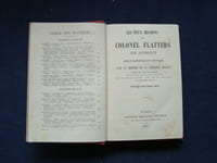 LES DEUX MISSIONS DU COLONEL FLATTERS EN AFRIQUE .