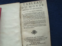 TABLEAU DU MONDE ANCIEN ET MODERNE