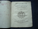REGLEMENT CONCERNANT LES MILICES GARDE-COTES DE LA PROVINCE DE GUYENNE .. [MARINE] .