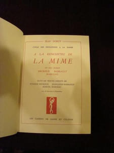 A LA RENCONTRE DE LA MIME
