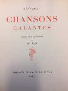 Chansons galantes
