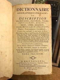 Dictionnaire géographique portatif A-L et Dictionnaire géographique portatif M-Z