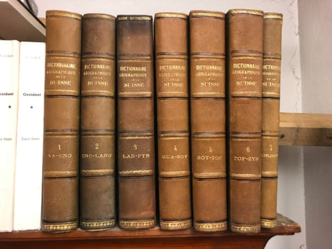 DICTIONNAIRE GÉOGRAPHIQUE DE LA SUISSE. CHARLES KNAPP - Professeur à l'Académie de Neuchâtel; MAURICE BOREL - Cartographe; V. ATTINGER - Éditeur