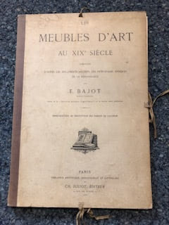 LES MEUBLES D'ART AU XIXe SIÈCLE
Composés d'après des documents anciens des principales époques de la renaissance. Edouard. Bajot
