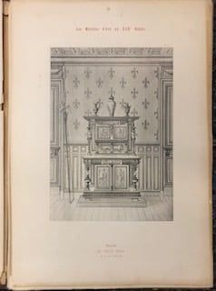 LES MEUBLES D'ART AU XIXe SIÈCLE
Composés d'après des documents anciens des principales époques de la renaissance. Edouard. Bajot