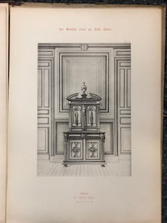 LES MEUBLES D'ART AU XIXe SIÈCLE
Composés d'après des documents anciens des principales époques de la renaissance. Edouard. Bajot