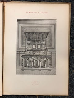 LES MEUBLES D'ART AU XIXe SIÈCLE
Composés d'après des documents anciens des principales époques de la renaissance. Edouard. Bajot