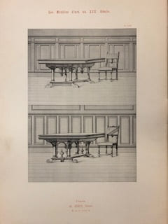 LES MEUBLES D'ART AU XIXe SIÈCLE
Composés d'après des documents anciens des principales époques de la renaissance. Edouard. Bajot