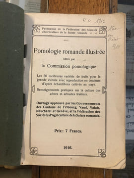 Pomologie romande illustrée éditée par la Commission pomologique. Commission pomologique de la Suisse romande.