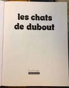 Les chats de Dubout