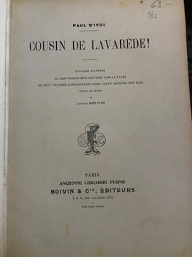 COUSIN DE LAVARÈDE. Paul d'Ivoi