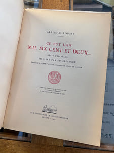 Ce fut l'an mil six cent et deux...