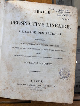 Traité de perspective linéaire comprenant la perspective des ombres linéaires, et celle des réflexions produites par l'eau et les miroirs plans; ...