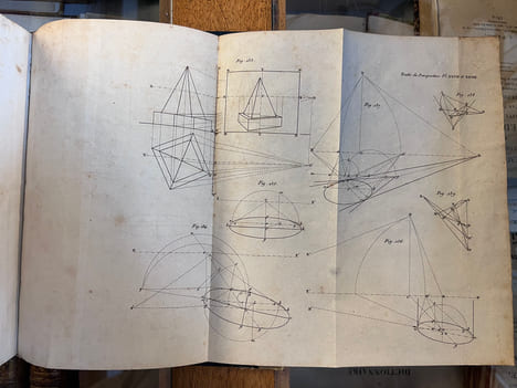 Traité de perspective linéaire comprenant la perspective des ombres linéaires, et celle des réflexions produites par l'eau et les miroirs plans; ...