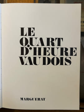 Le quart d'heure vaudois
dessins de Géa Augsbourg. Collectif