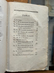 PRINCIPES DE POLITIQUE, APPLICABLES À TOUS LES GOUVERNEMENTS REPRÉSENTATIFS, ET PARTICULIÈREMENT À LA CONSTITUTION ACTUELLE DE LA FRANCE
