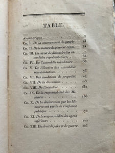 PRINCIPES DE POLITIQUE, APPLICABLES À TOUS LES GOUVERNEMENTS REPRÉSENTATIFS, ET PARTICULIÈREMENT À LA CONSTITUTION ACTUELLE DE LA FRANCE