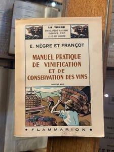 MANUEL PRATIQUE DE VINIFICATION ET DE CONSERVATION DES VINS