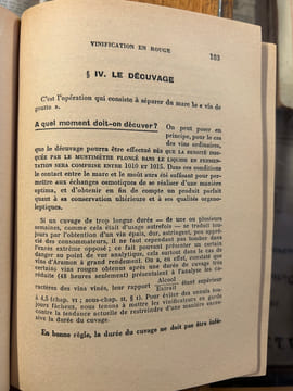 MANUEL PRATIQUE DE VINIFICATION ET DE CONSERVATION DES VINS. E. Nègre et Françot