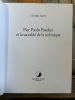 PIER PAOLO PASOLINI ET LA SACRALITÉ DE LA TECHNIQUE. Giuseppe Zigaina