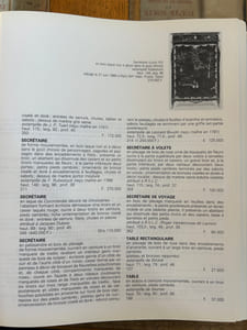 DICTIONNAIRE DES VALEURS DES MEUBLES ET OBJETS D'ART