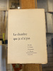 La chambre que je n'ai pas. G. Weelen
Gravure de C. Meystre