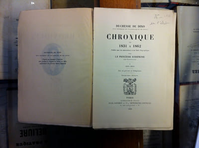 Chronique de 1831 à 1861