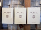 Journal 1771 - 1779 Tome 1
Journal 1779 - 1784 Tome 2
Journal 1784 - 1786 Tome 3. Louis-François Guiguer (Baron de Prangins)