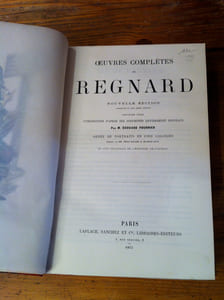 Oeuvres complètes de Regnard