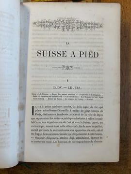 LA SUISSE À PIED
Souvenirs de vacances offerts aux jeunes touristes . Charles Dehansy