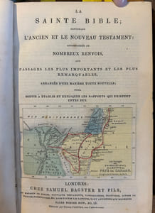 La Sainte Bible contenant l'Ancien et le Nouveau Testament
accompagnée de nombreux renvois aux passages les plus importants et les plus remarquables